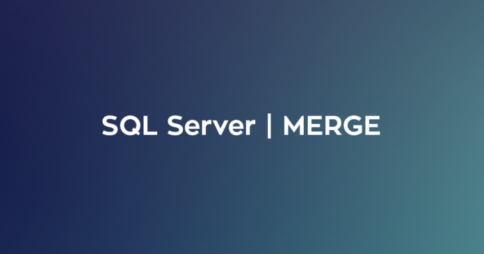 SQL Server - Merge