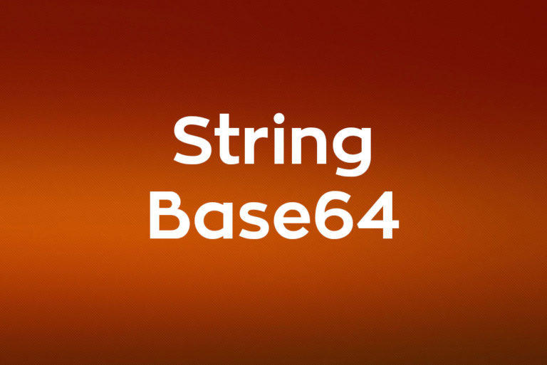 Convertir String a Base64 y Base64 a String